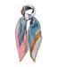 Echo Painterly compostion pleated scarf