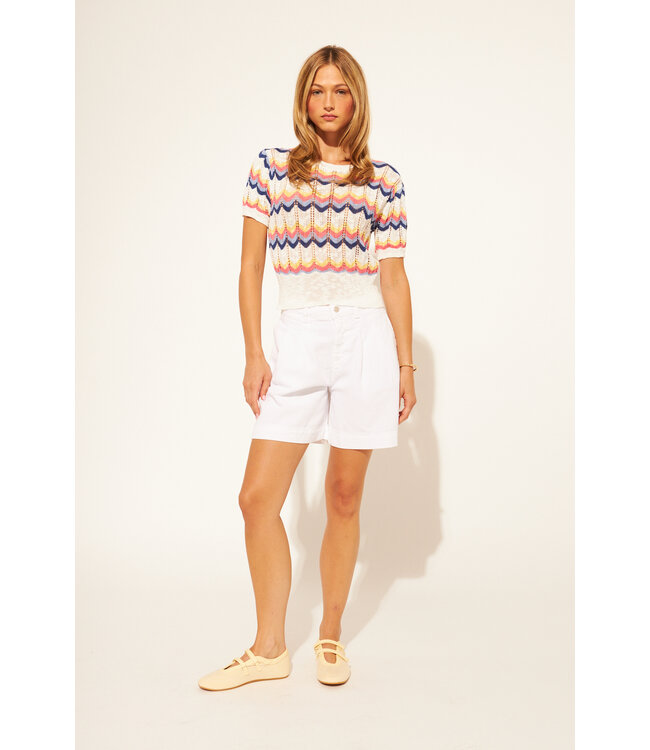 John & Jenn Luigi stripe short sleeve