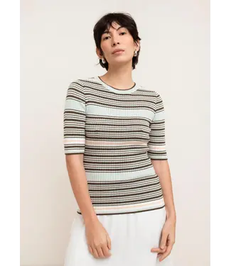 Paper Label Summer stripe shirt