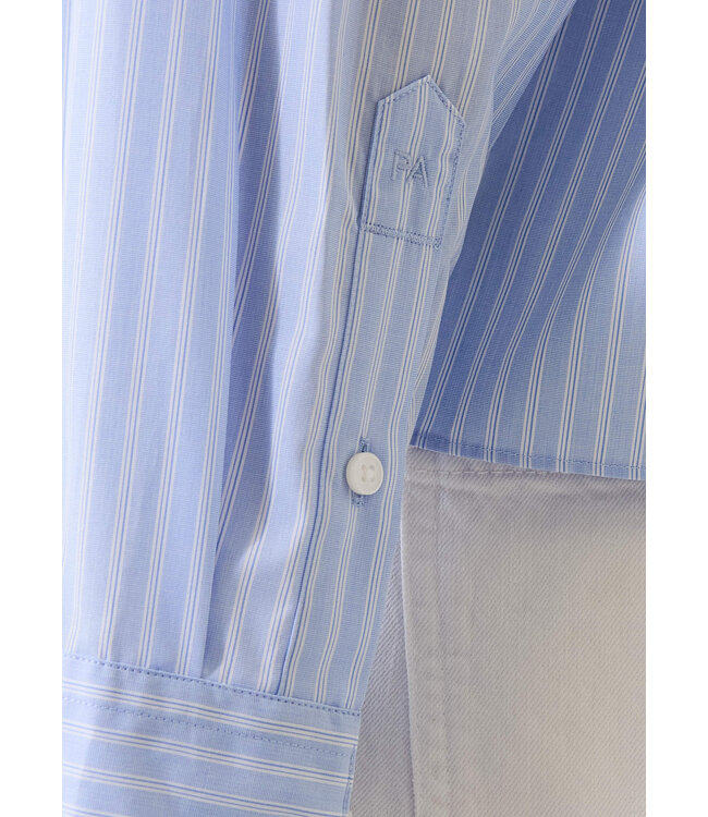 Patrick Assaraf L/S cotton boxy shirt