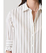 Patrick Assaraf L/S cotton stripe dress