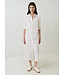 Patrick Assaraf L/S cotton stripe dress
