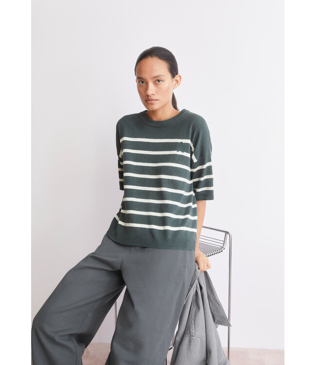 Armed Angels Stripe linen blend sweater