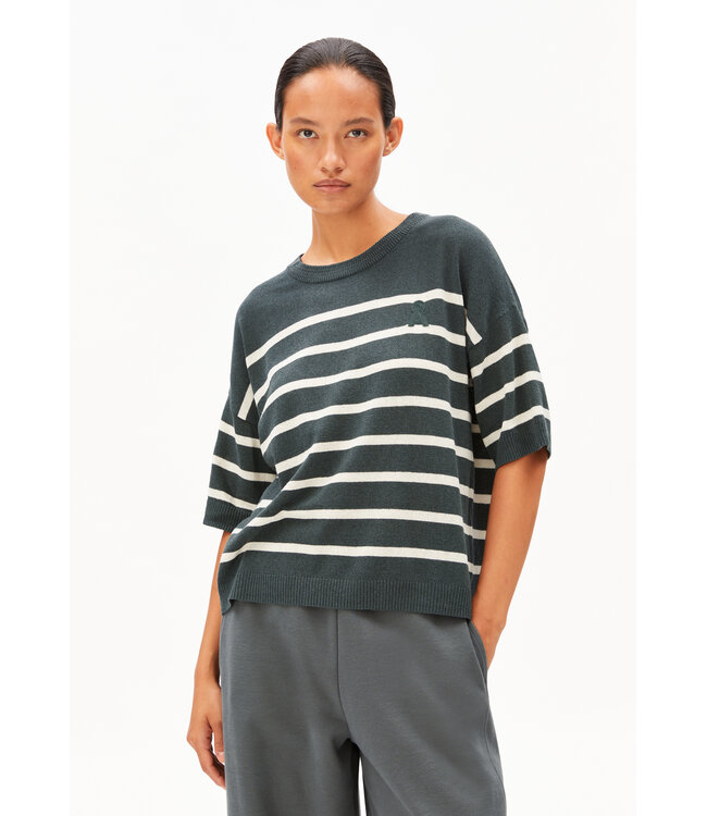 Armed Angels Stripe linen blend sweater