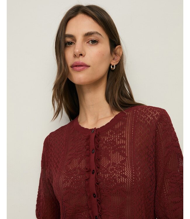 Yerse Round neck cardigan