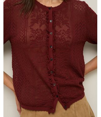 Yerse Round neck cardigan