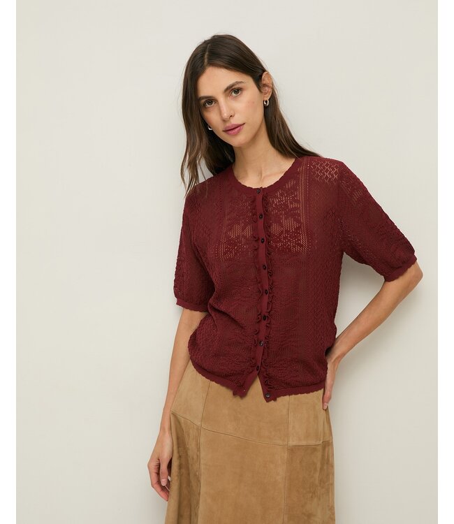 Yerse Round neck cardigan