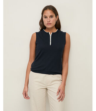 Yerse Henley collar top