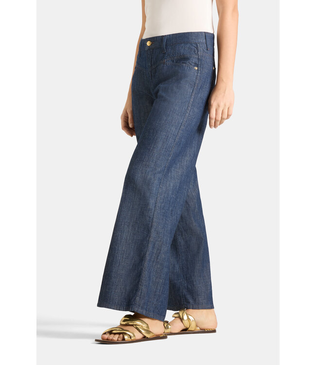 Cambio Aimee seam cropped jean