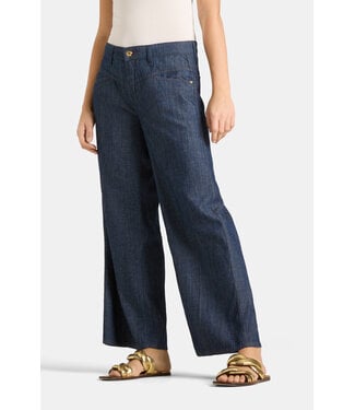 Cambio Aimee seam cropped jean