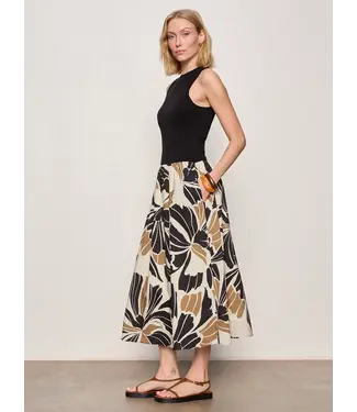 Sanctuary Sandbar mix media dress