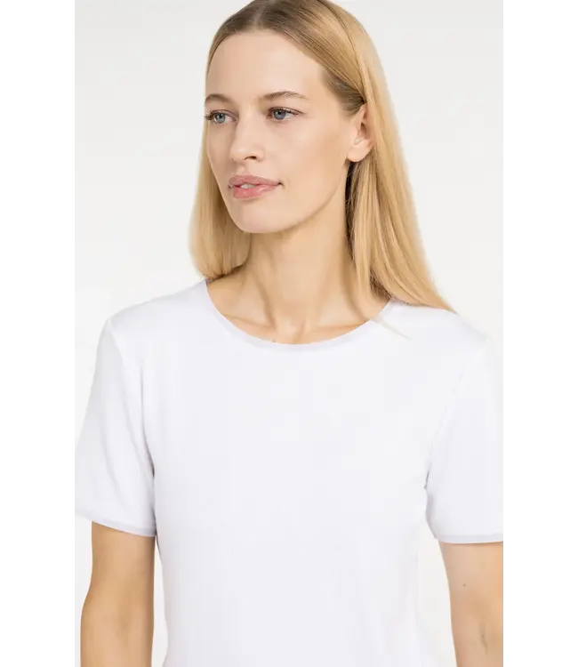 Yaya T-shirt w/mesh edge