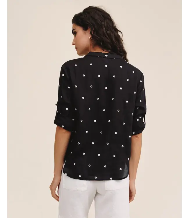 Bella Dahl Drop collar boxy button down