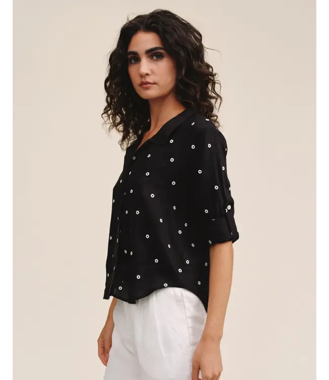 Bella Dahl Drop collar boxy button down