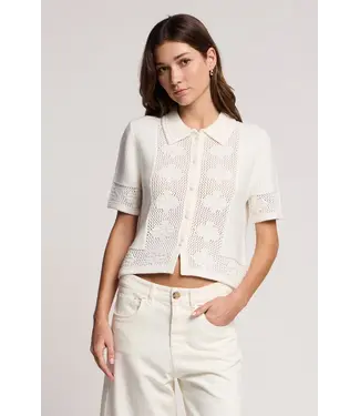 Velvet Rosemond cotton cashmere top