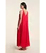 Velvet Reta woven linen dress