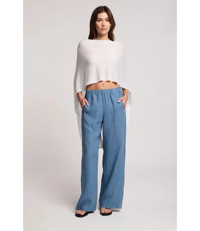 Velvet Floren linen blend knit top