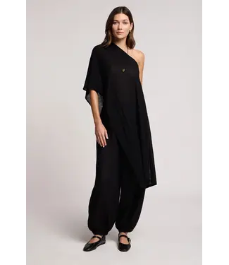 Velvet Floren linen blend knit top