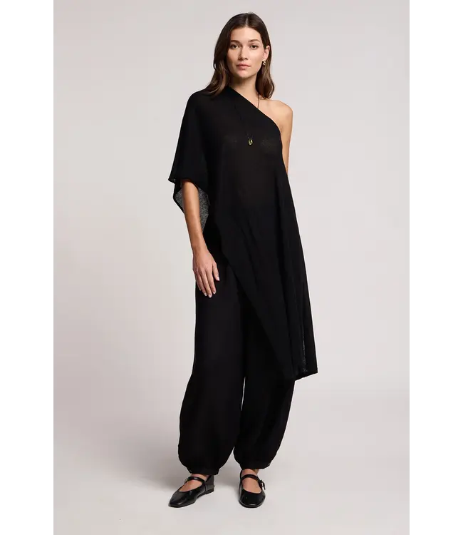 Velvet Floren linen blend knit top