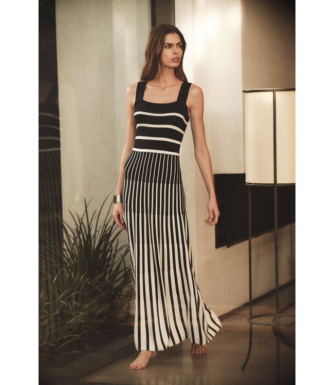 Velvet Aveline Milano stripe dress