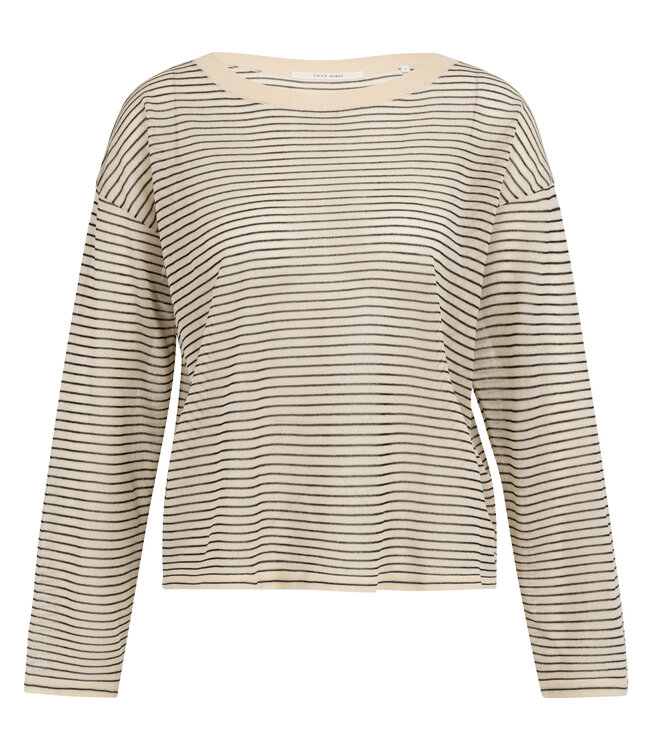 Yaya Fine knitted stripe sweater