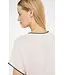 Yaya  Knitted sweater w/rolled edges