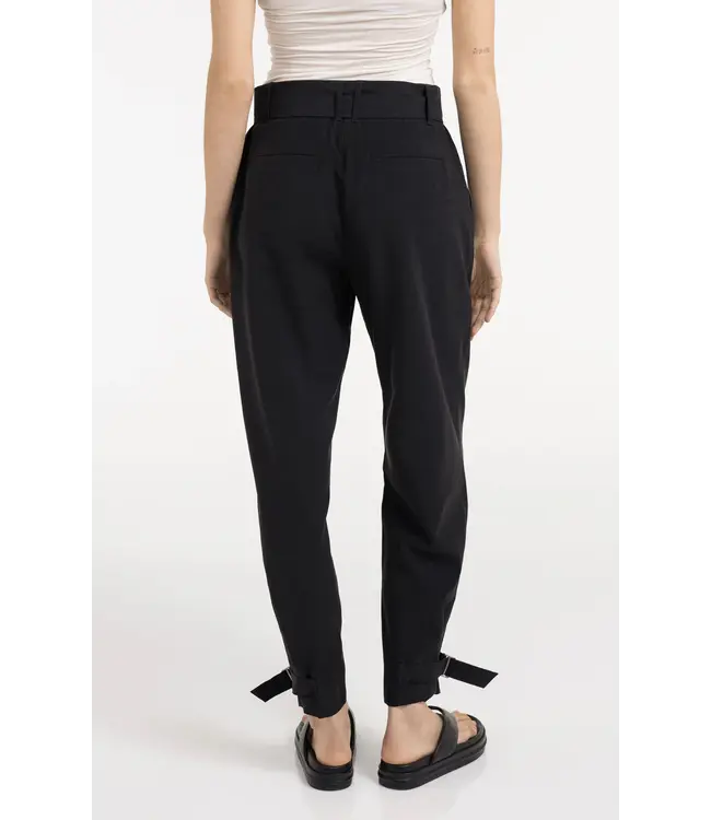 Yaya High waist loose fit trousers