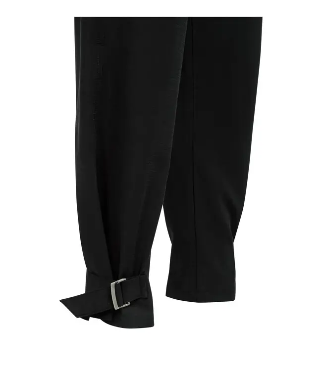 Yaya High waist loose fit trousers