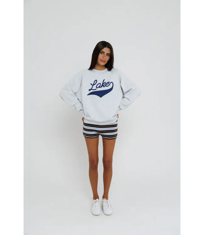 Sunny Somewhere Lake raglan sweatshirt