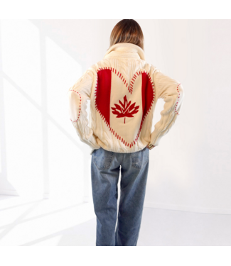 Kerri Rosenthal Helen shawl canadian flag