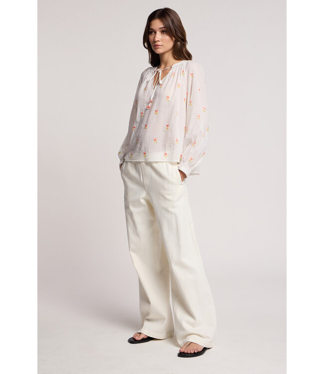 Velvet  Sylvie novelty embroidery top