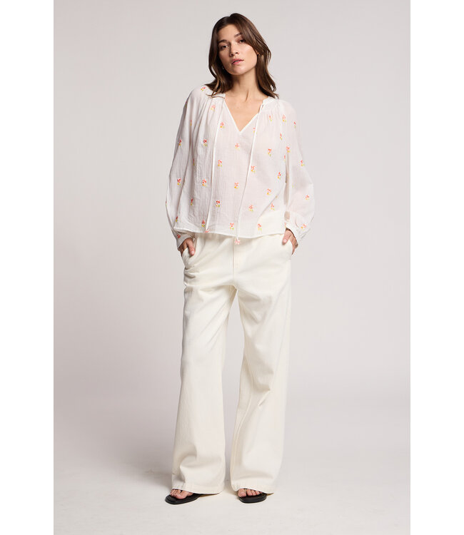 Velvet  Sylvie novelty embroidery top