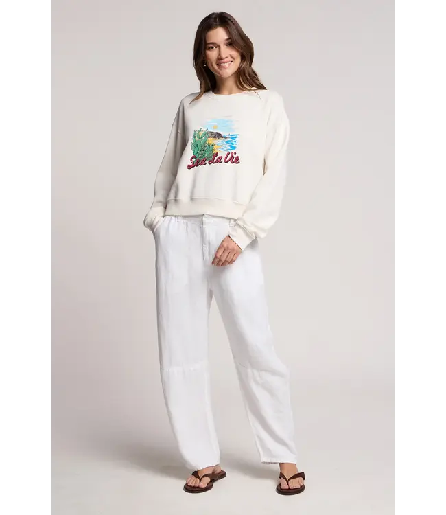 Velvet Kenna graphic fleece top