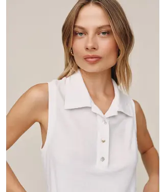 Bella Dahl Sleeveless collar top