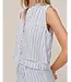 Bella Dahl Sleeveless button front top