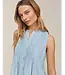 Bella Dahl Sleeveless pintuck dress