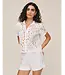 Bella Dahl Short sleeve contrast button down