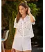 Bella Dahl Short sleeve contrast button down