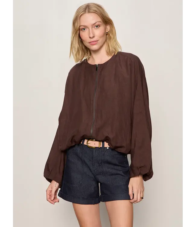 Sanctuary Linen bubble jacket