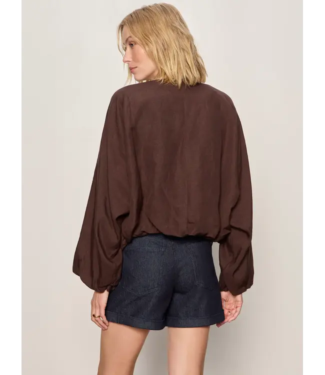 Sanctuary Linen bubble jacket