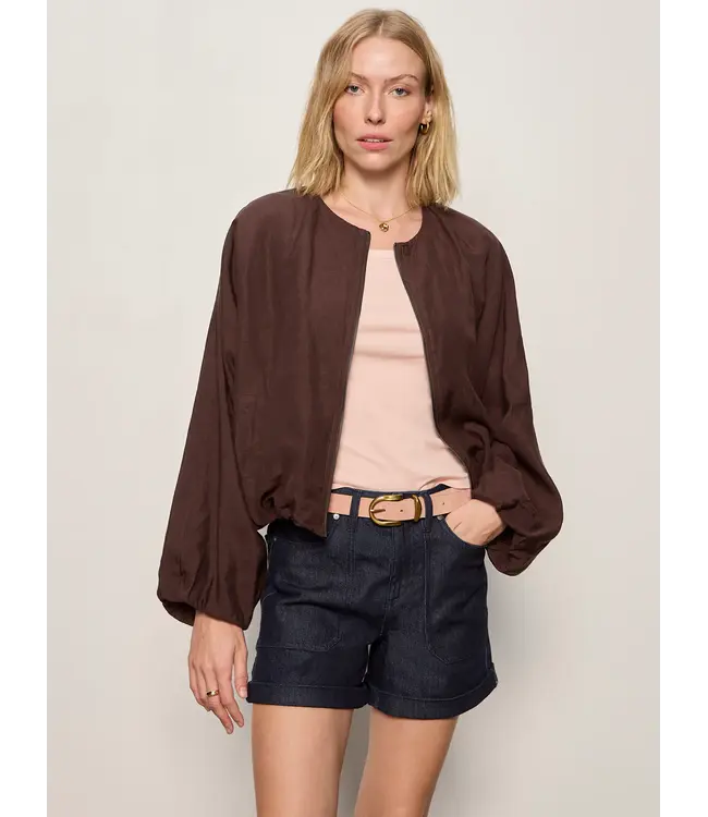 Sanctuary Linen bubble jacket