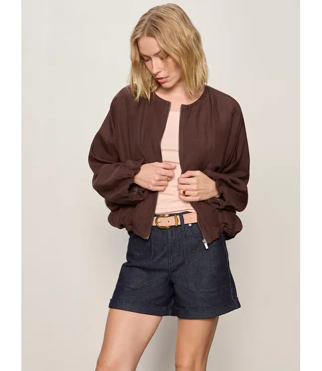 Sanctuary Linen bubble jacket