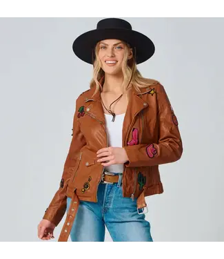 Mauritius Nicole patch detail jacket