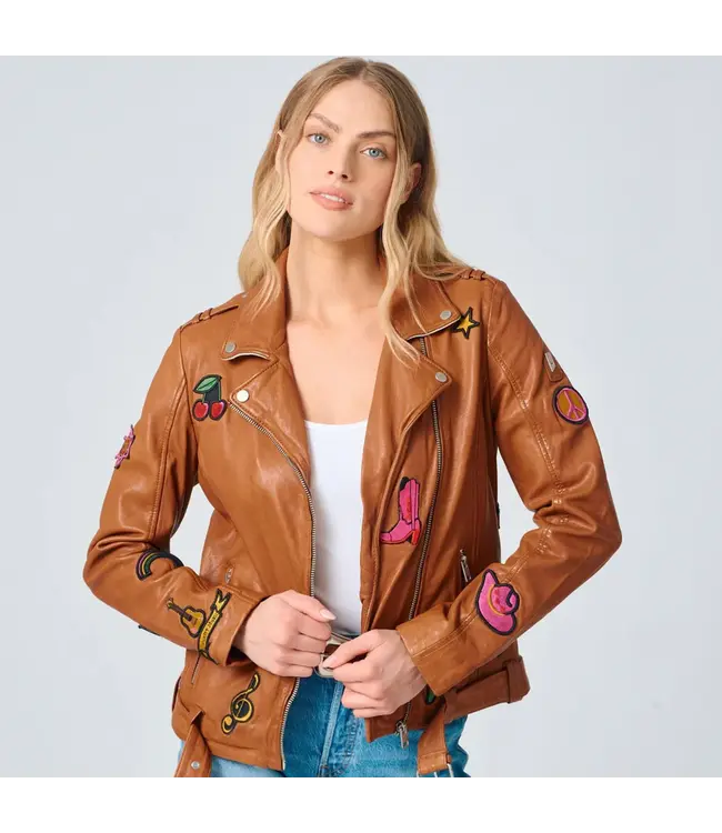 Mauritius  Nicole patch detail jacket