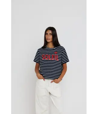 Sunny Somewhere Soleil stripe tee