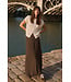 Yaya Sleeveless knit cardigan w/button front