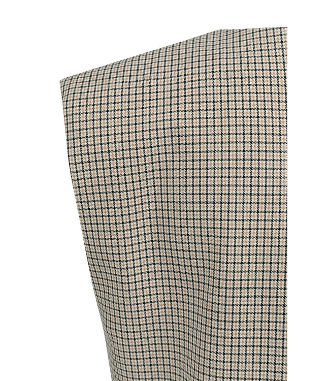 Yaya Checked woven gilet