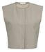 Yaya Checked woven gilet