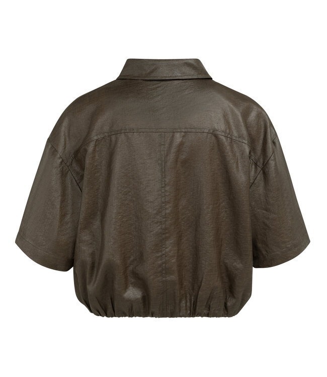 Yaya Blouse jacket w/coated finish