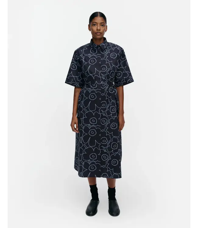 Marimekko Popliini piirto unikko dress
